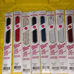 Zipper Lot of 8 assorted sizes Coats